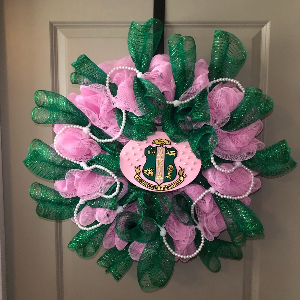 16 inch #AKA “Shield Wreath”